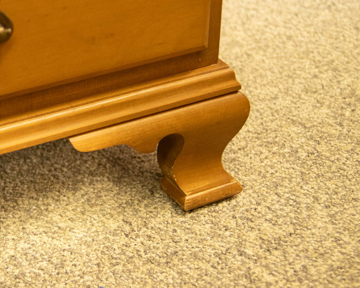 Beal's Solid Maple 2 Drawer Nightstand