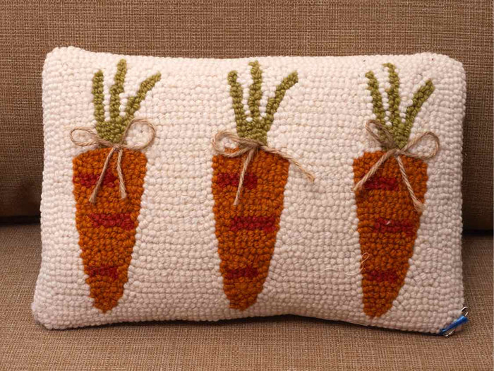 Carrots Hook Accent Pillow