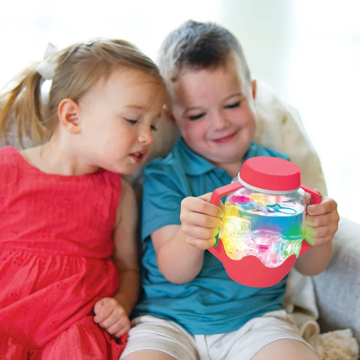 Glo Pal Sensory Play Jar - Yellow (DAMAGED PACKAGING)