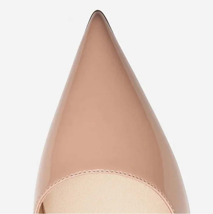 "Hot Chick" Slip On Stiletto Slingback Pumps Inspired By Christian Louboutin