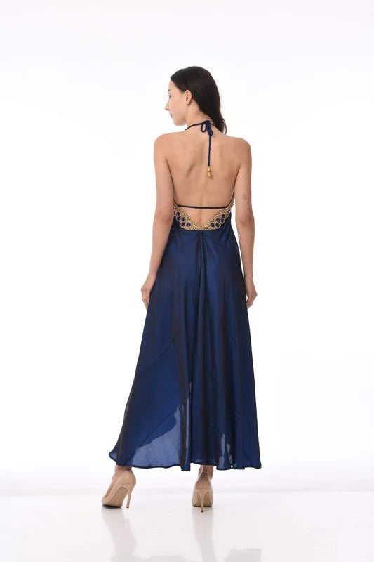 Private Oasis Maxi Dress - Navy
