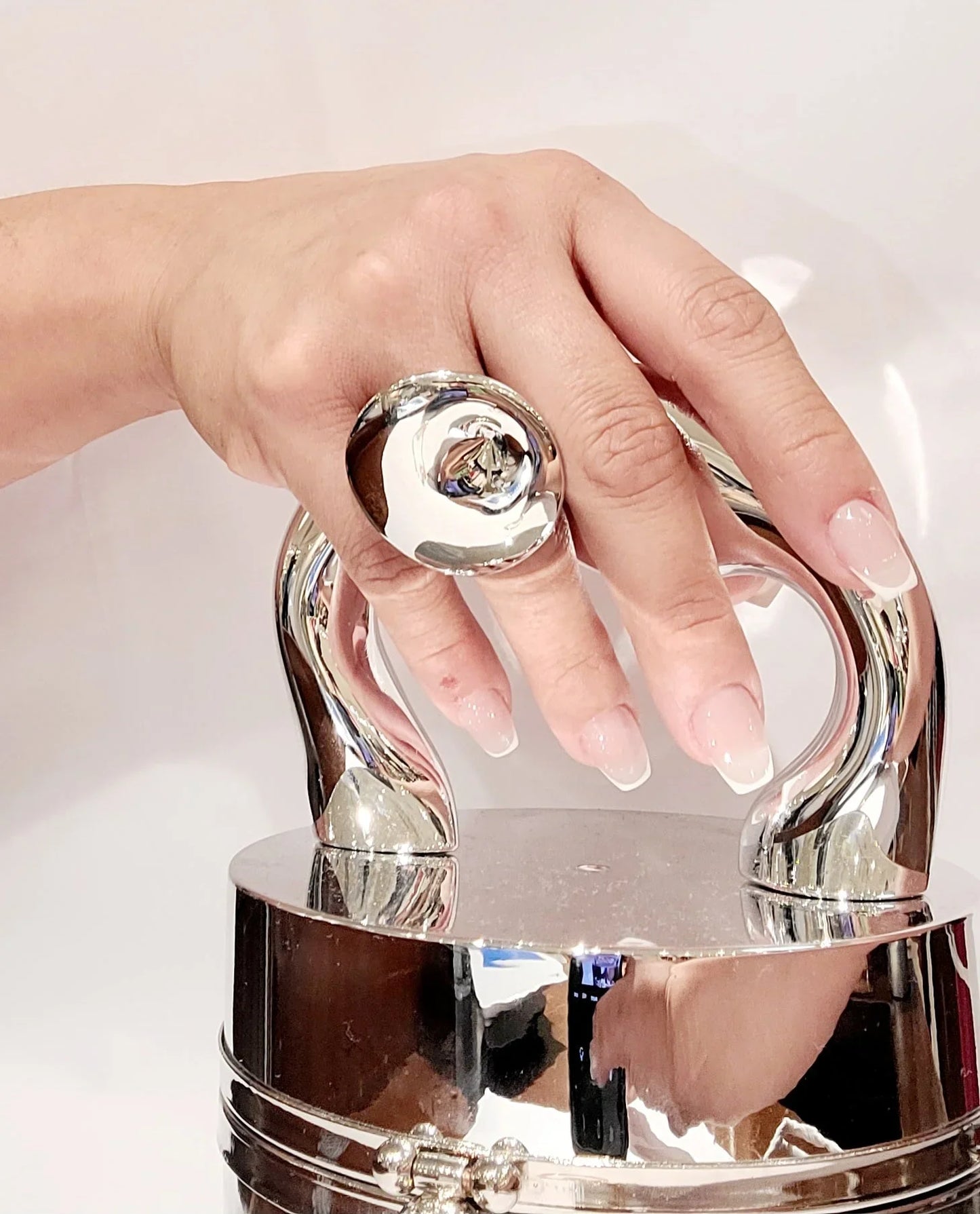 Sterling Silver Ring – Elle Mirage Collection Precious Bezel Design