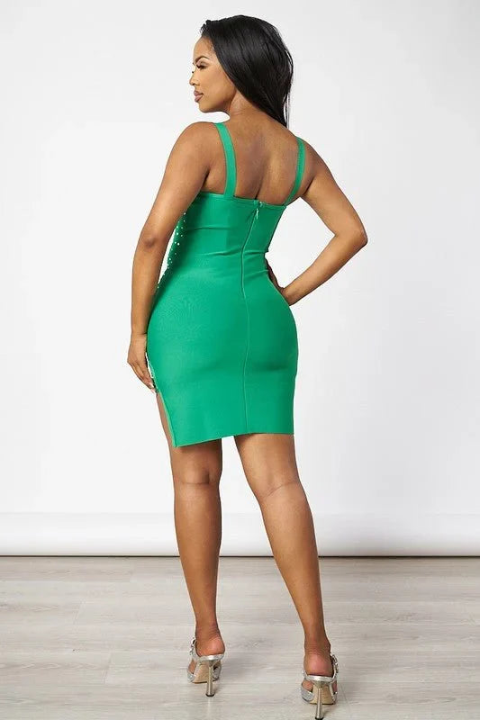 We Belong Together Mini Dress (Green)