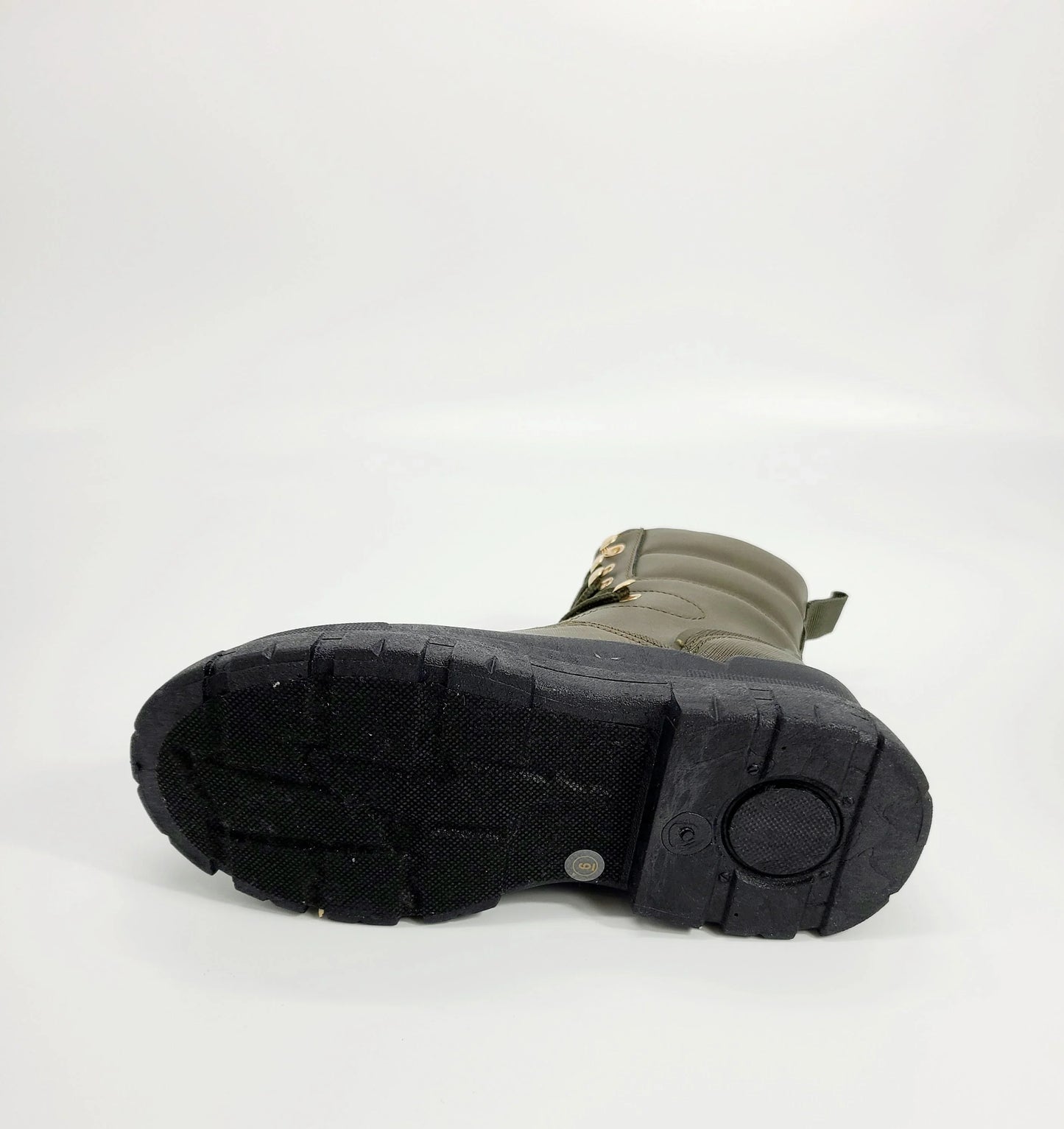 Winter Princess Kate Combat Boots (Olive)