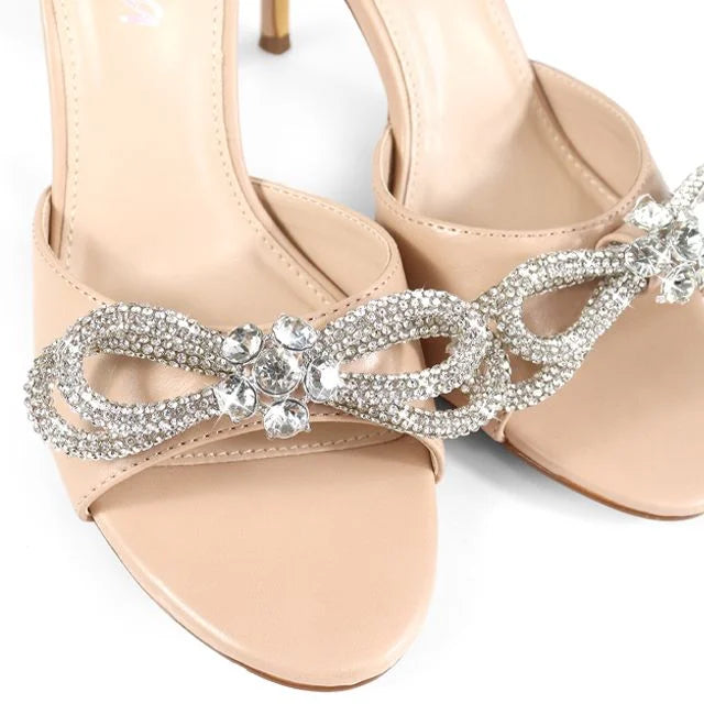 Zaha Slip On High Heels (Nude)