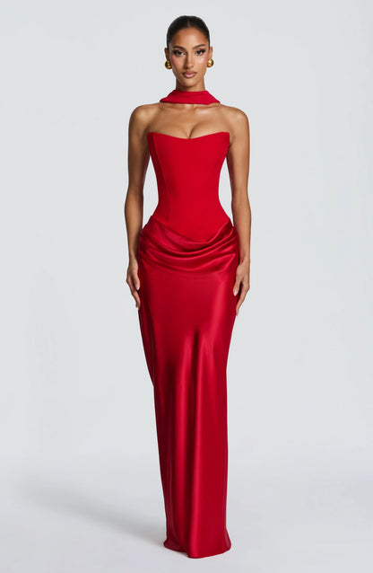 Maggie Maxi Dress - Red