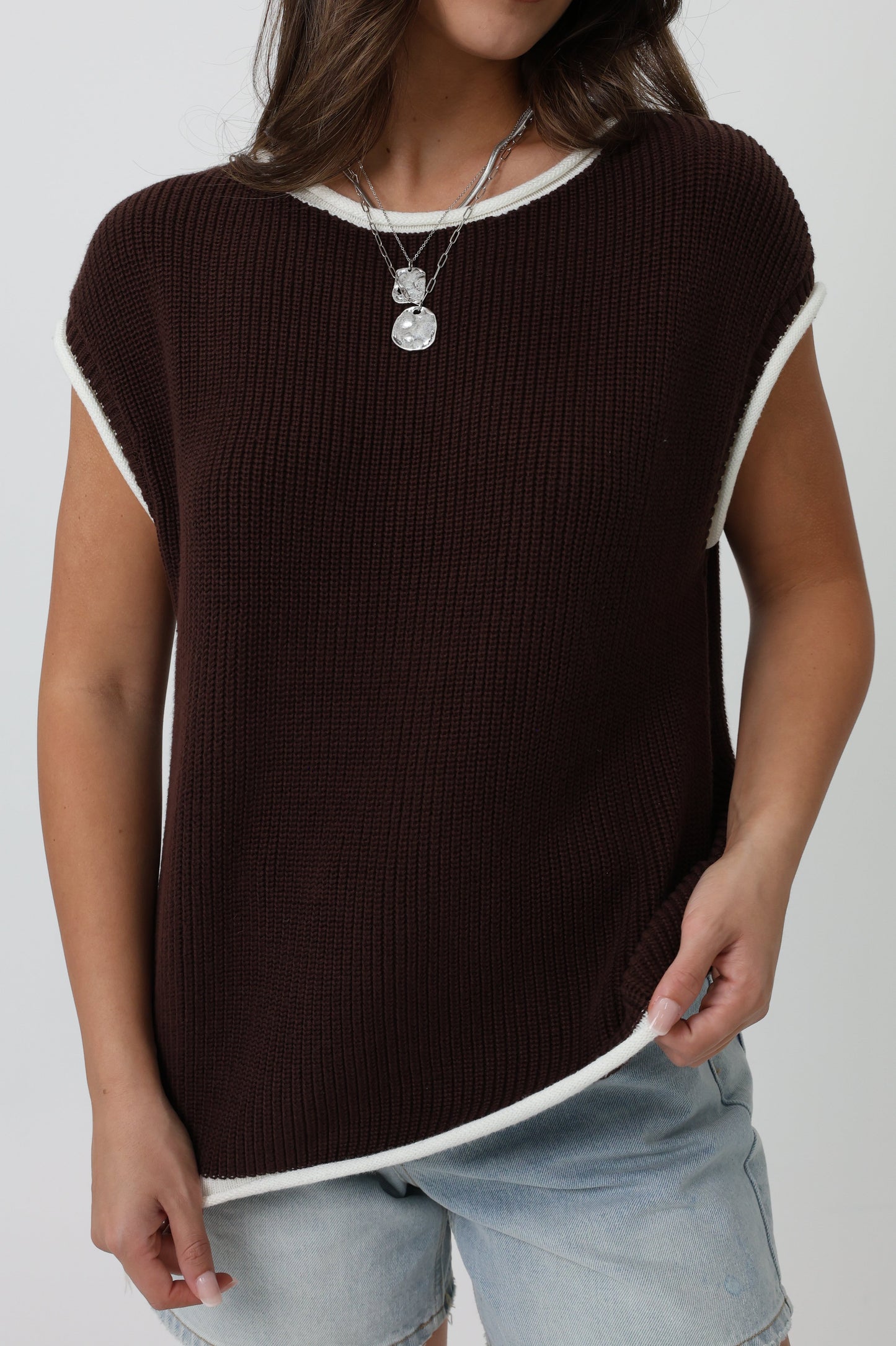 Jessie Top in Brown