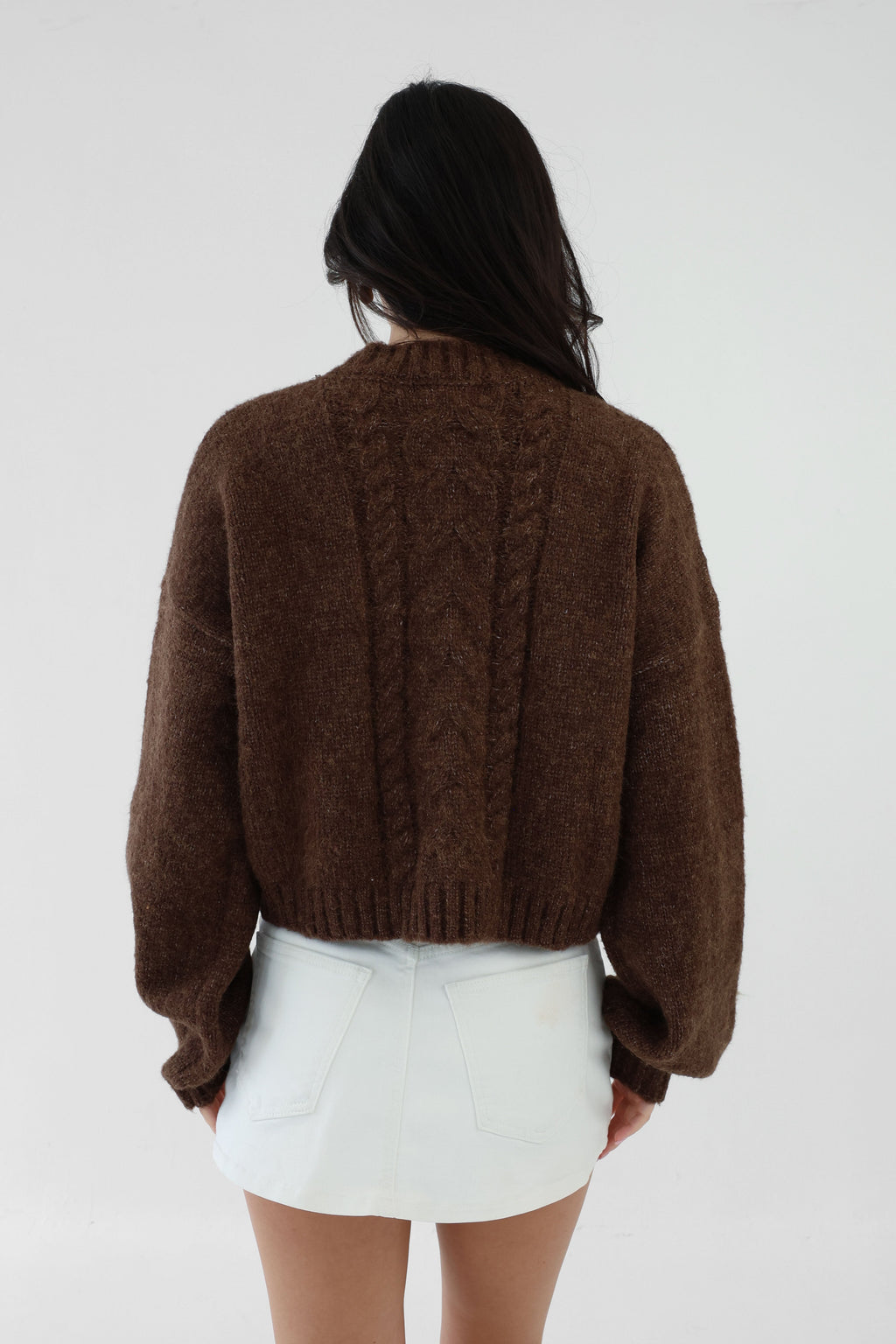 Jenna Cardigan in Brown