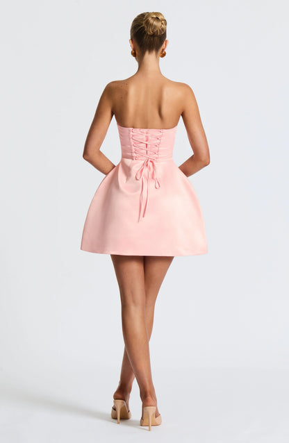 Abbey Mini Dress - Blush