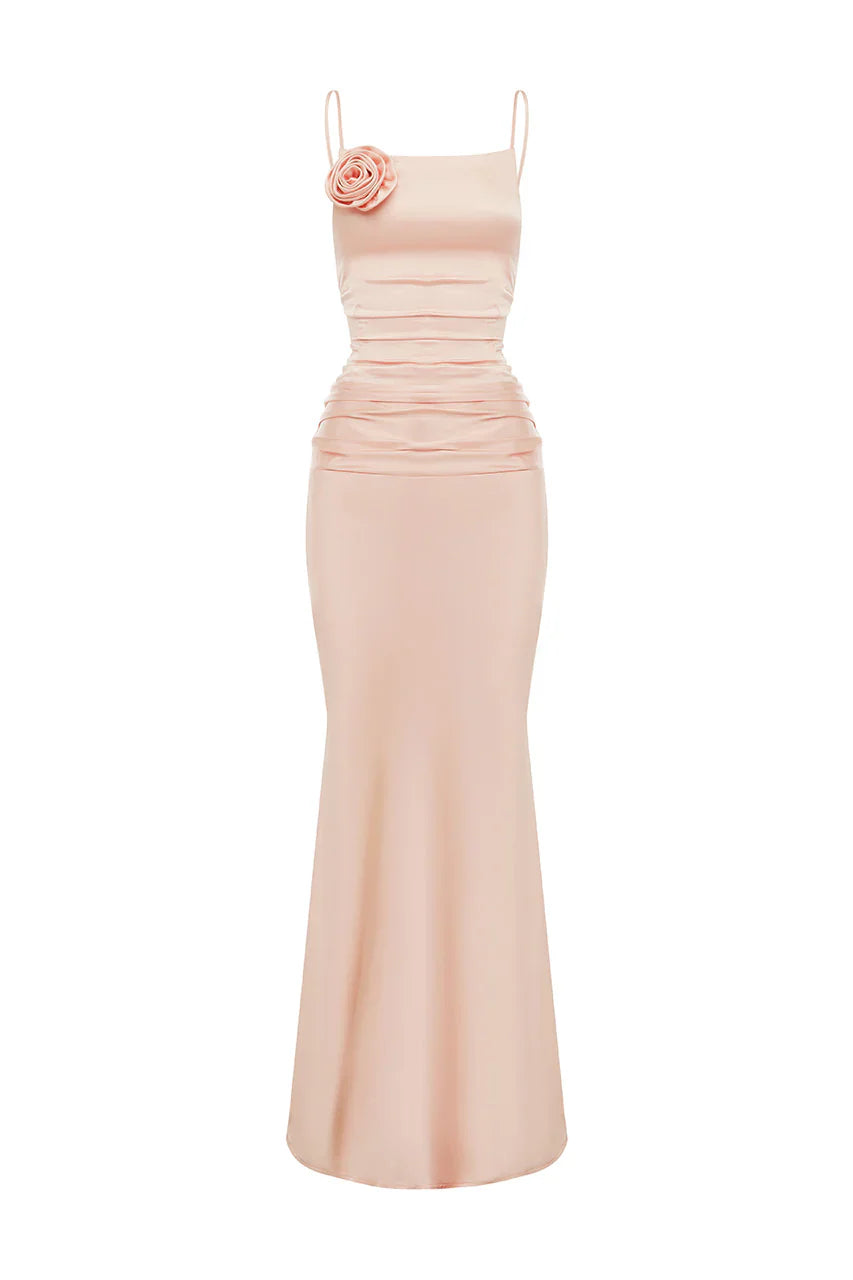 PIANNI MAXI DRESS - MUSK
