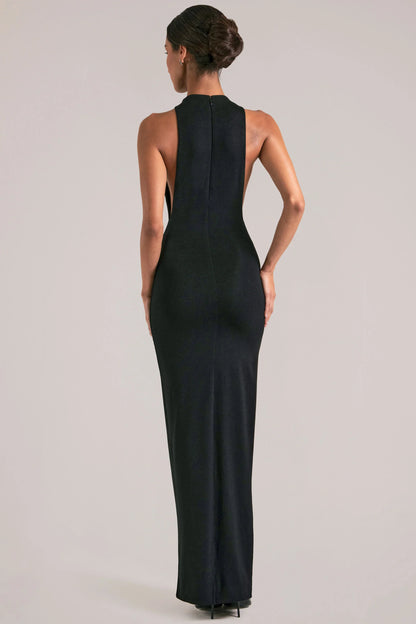 Sleeveless Maxi Dress  in Black