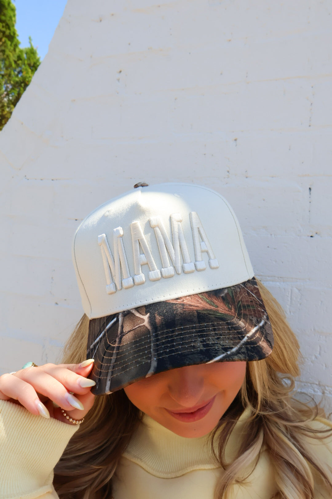 Mama Camo Brim Hat