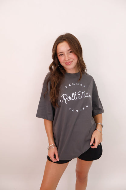 Rammer Jammer Roll Tide Oversized Tee
