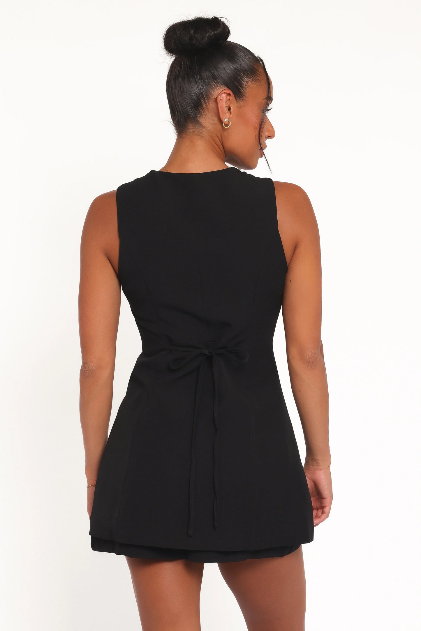 Amanda Vest Top - Black