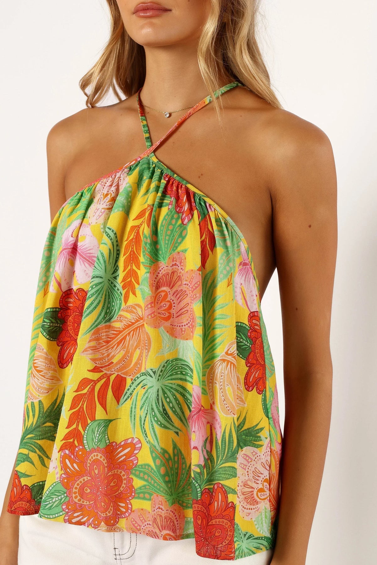 Milton Halter Top - Leilani Print