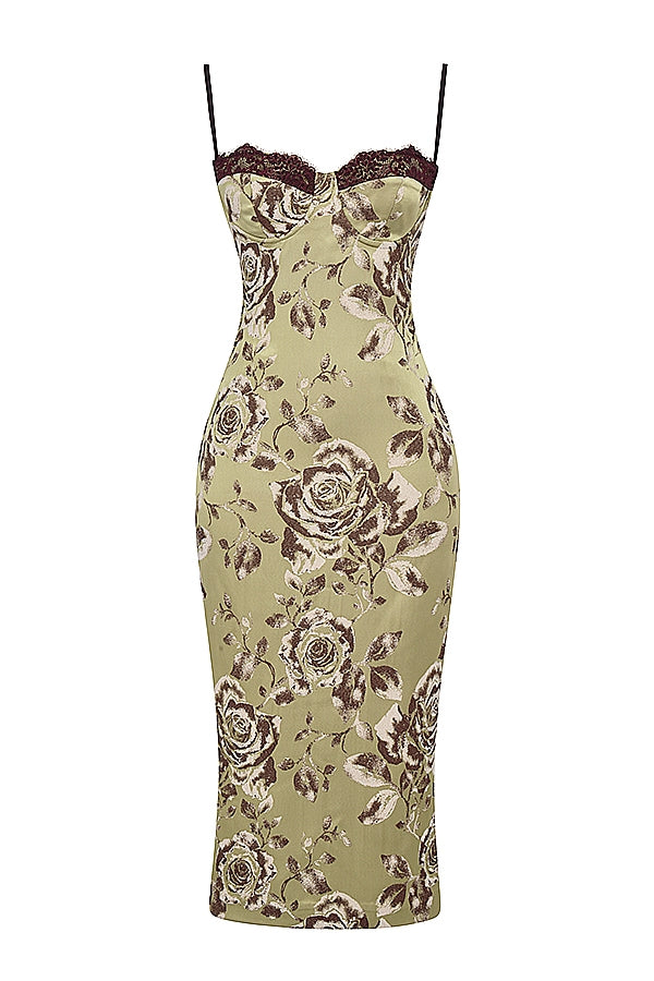 floral print midi dress
