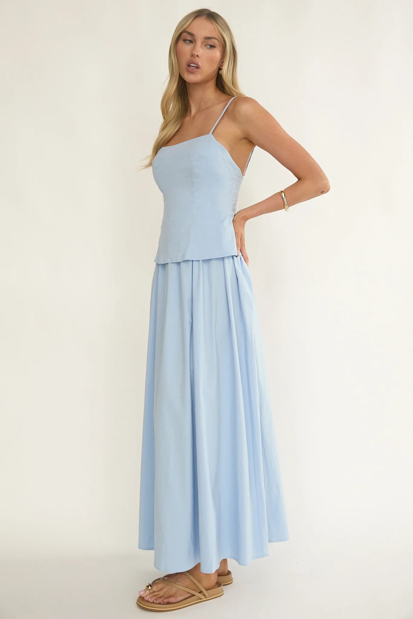 Antonita Cami Strap Maxi Dress Blue