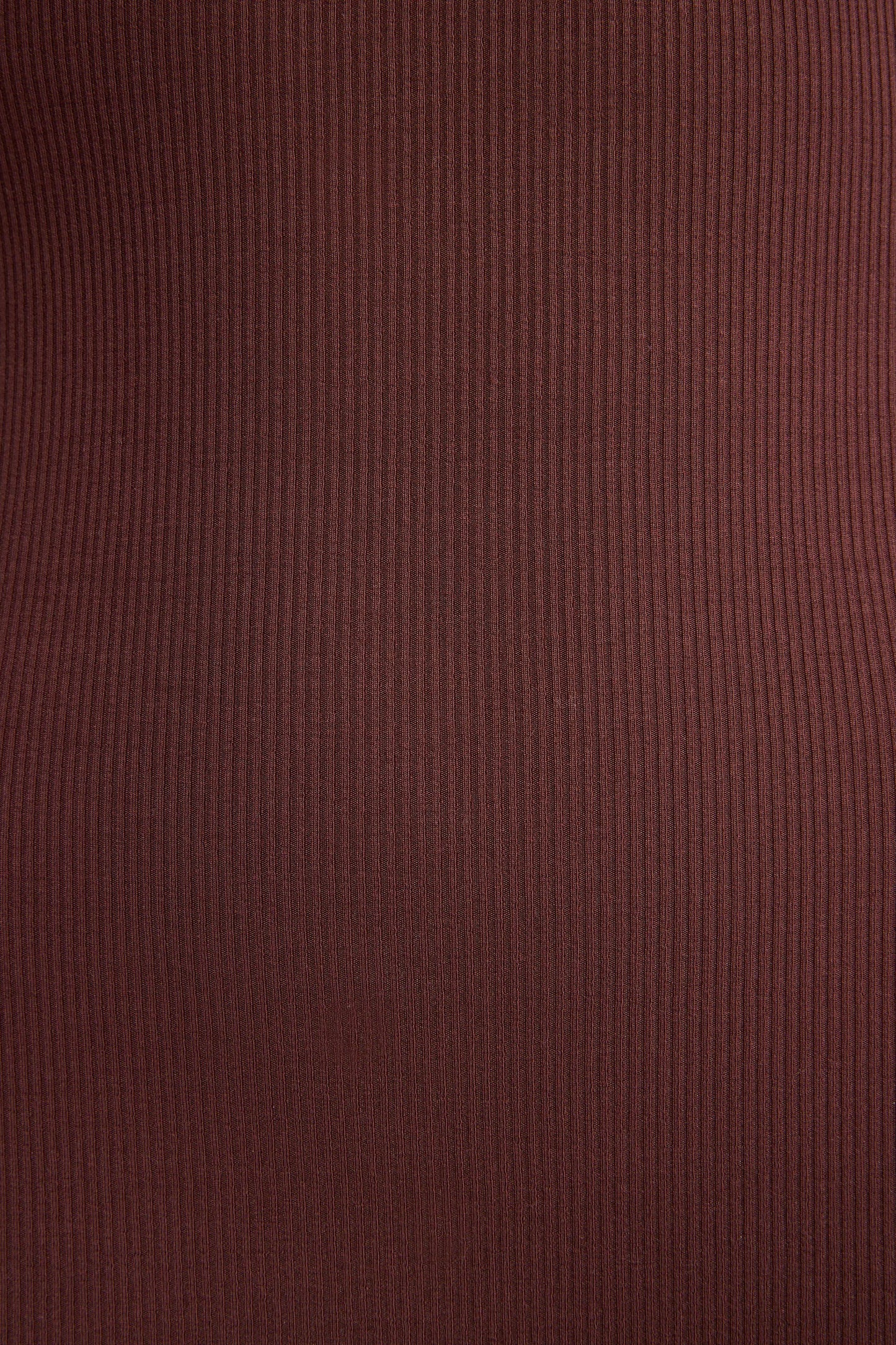 Modal Scoop-Neck Maxi Dress in Chocolate