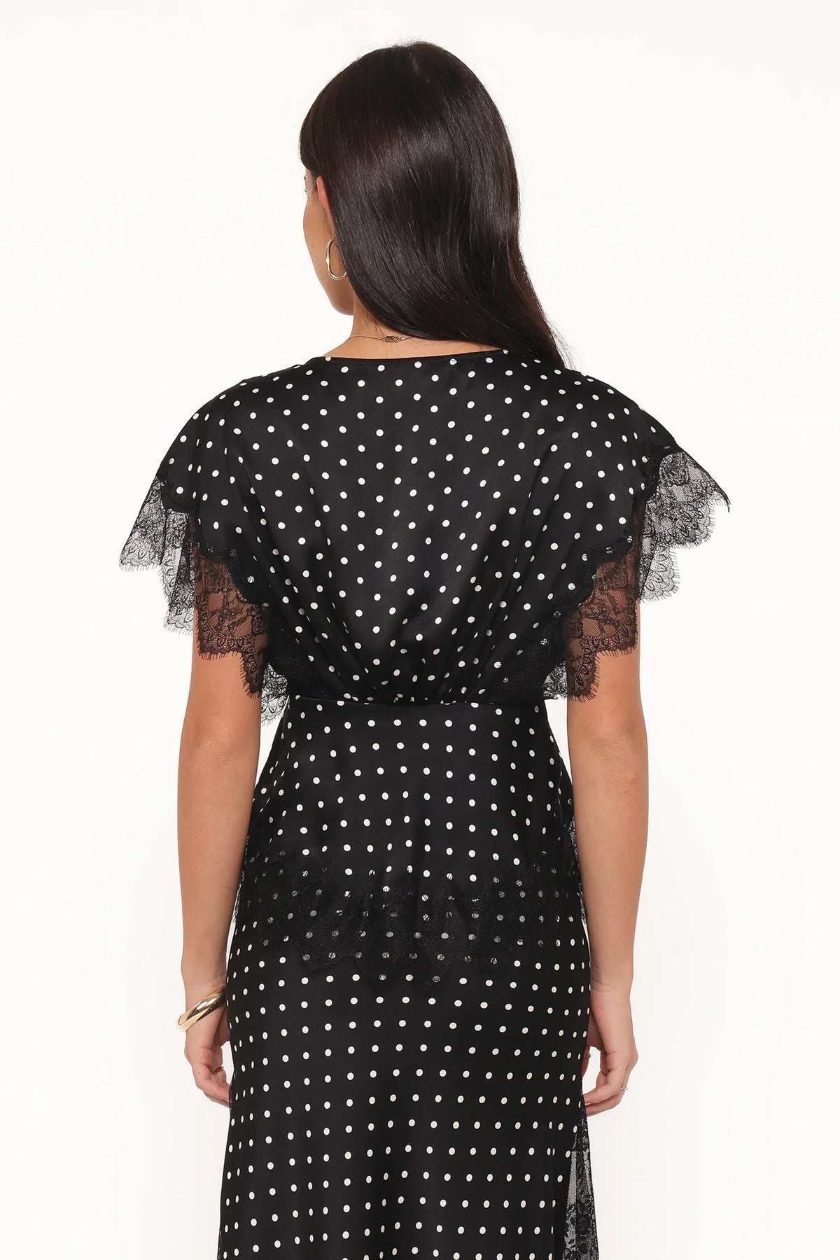 Ailbhe Top - Black Polka Dot