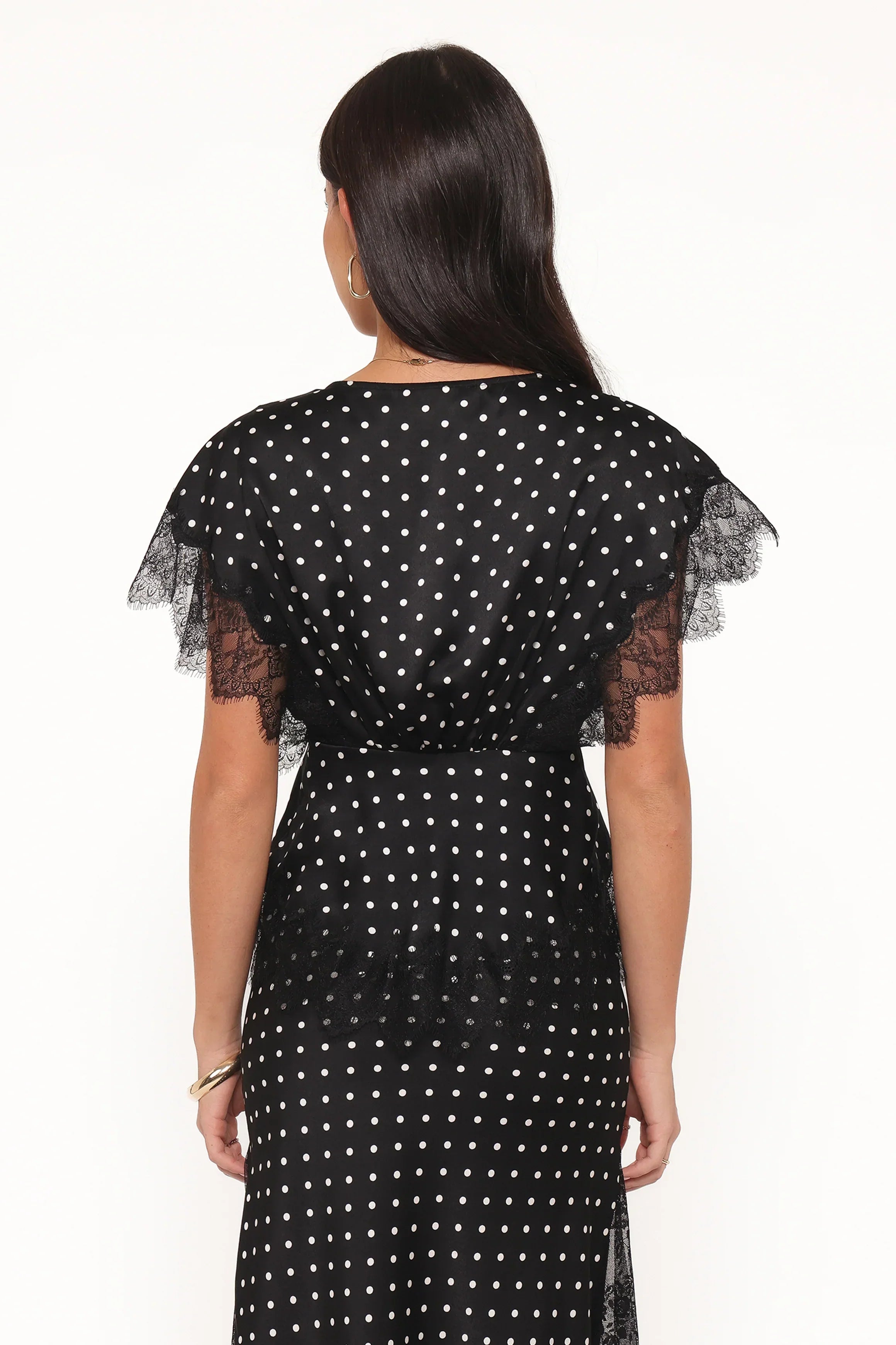 Ailbhe Top - Black Polka Dot