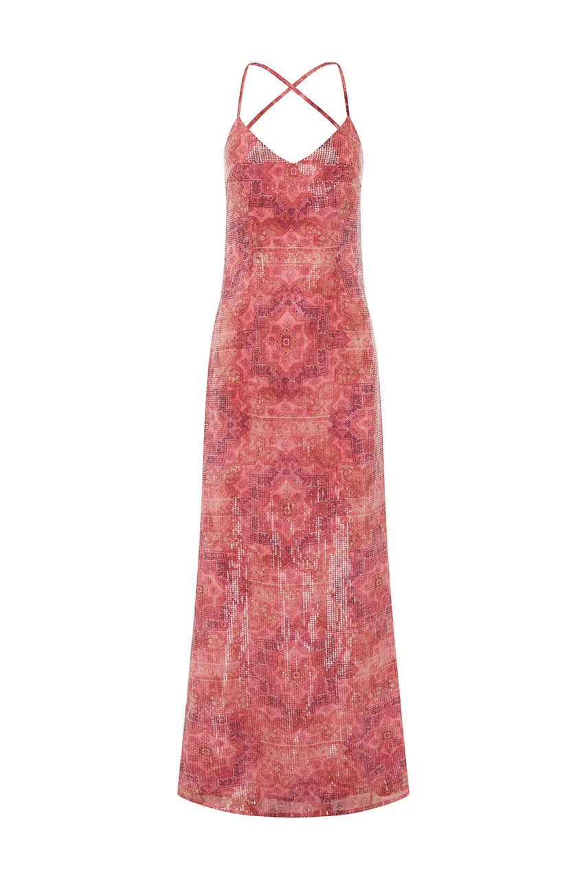 NIYAH MAXI DRESS - GAIA PINK