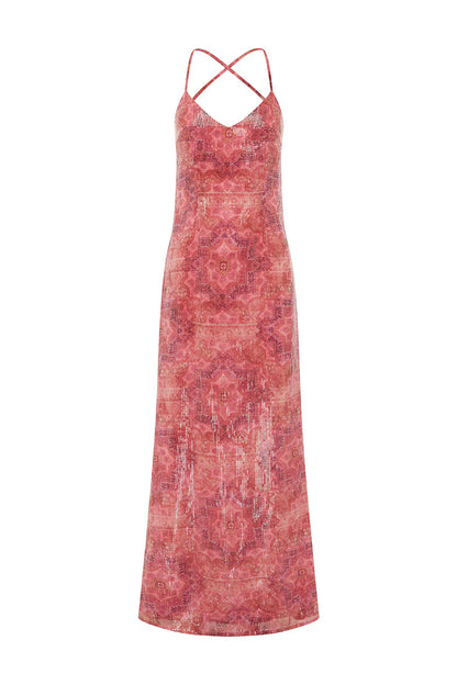 NIYAH MAXI DRESS - GAIA PINK