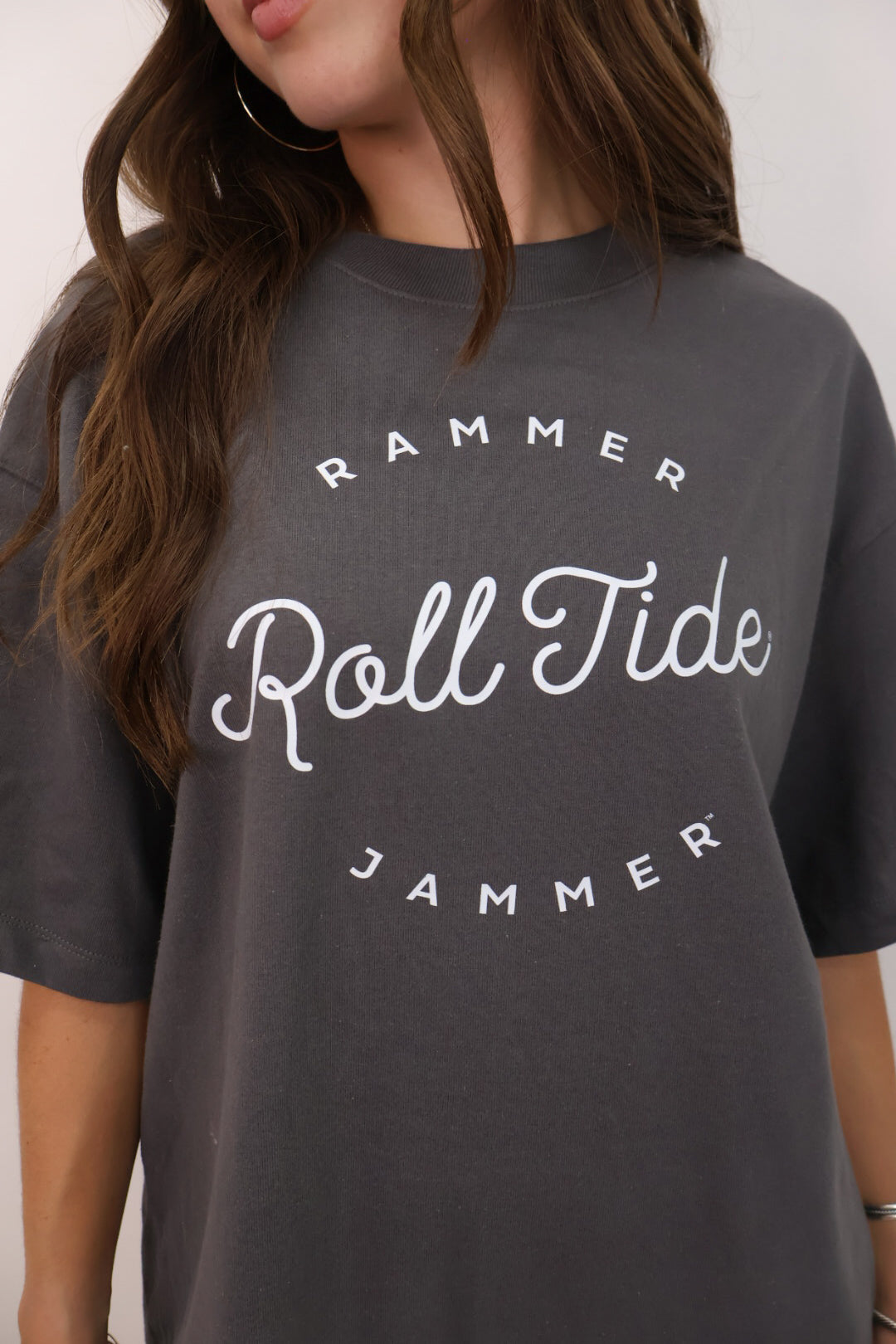 Rammer Jammer Roll Tide Oversized Tee