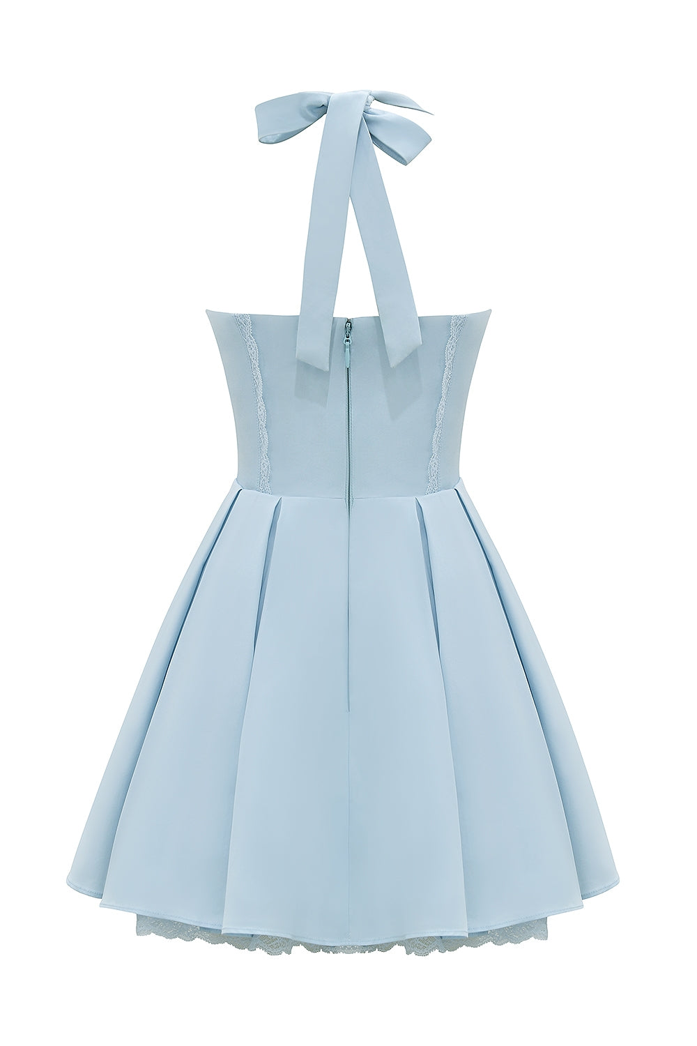 bluebell cotton halter mini dress