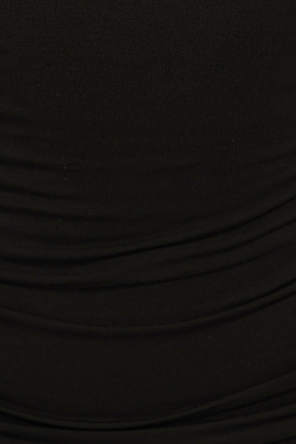 Lainey Twist Knit Top - Black