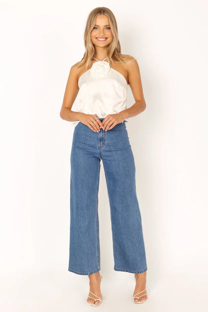 Pai Rosette Top - Ivory