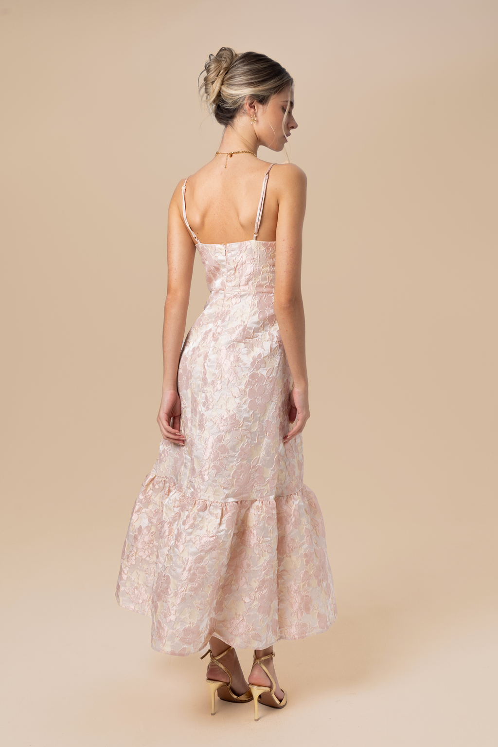 Louise Blush Maxi Dress