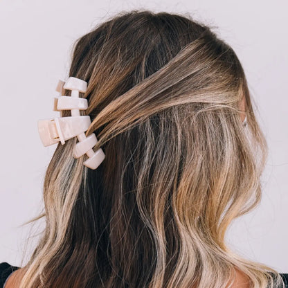 TELETIES Small Classic Claw Hair Clip - Soft Surf
