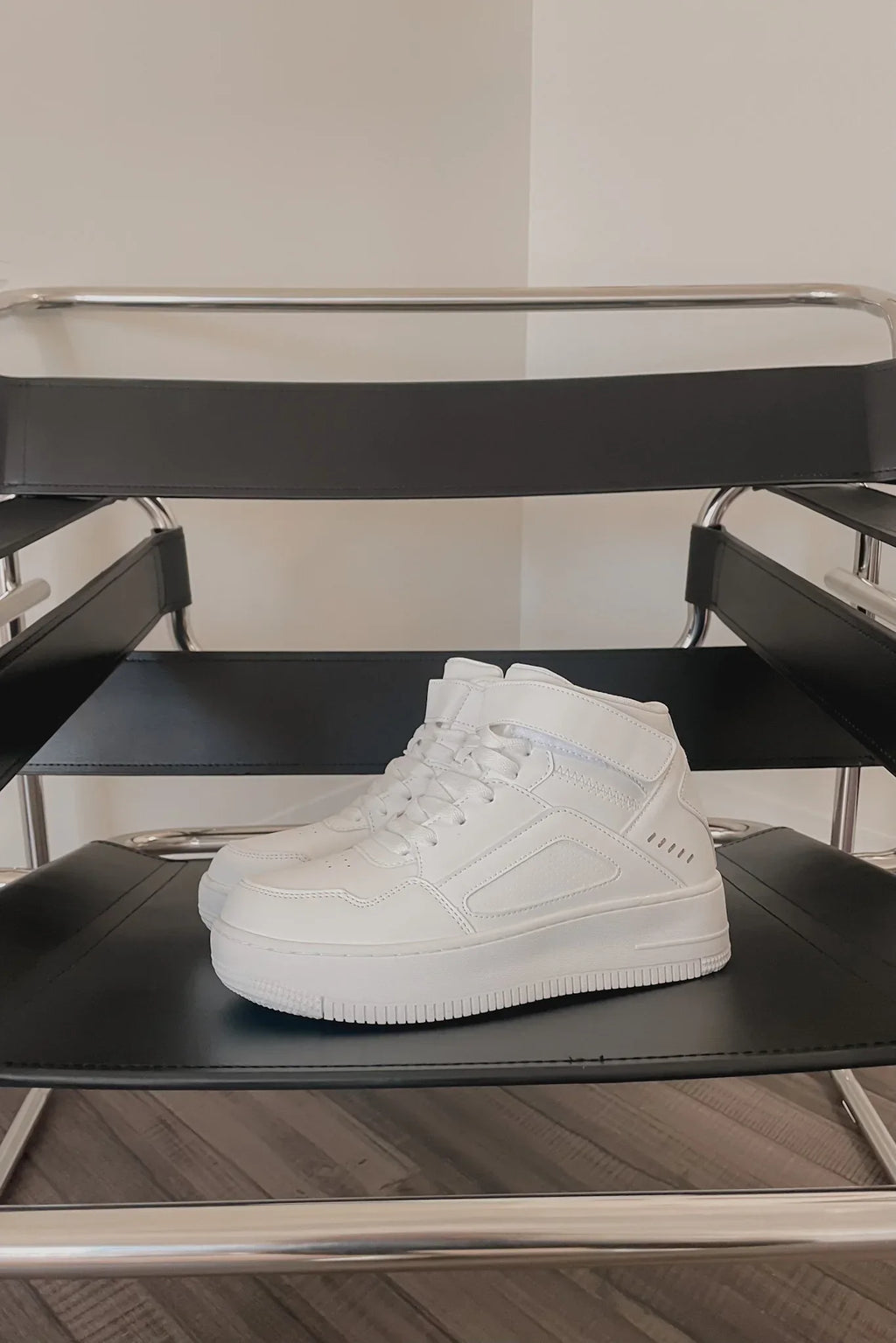 Cora High Top Sneakers in White