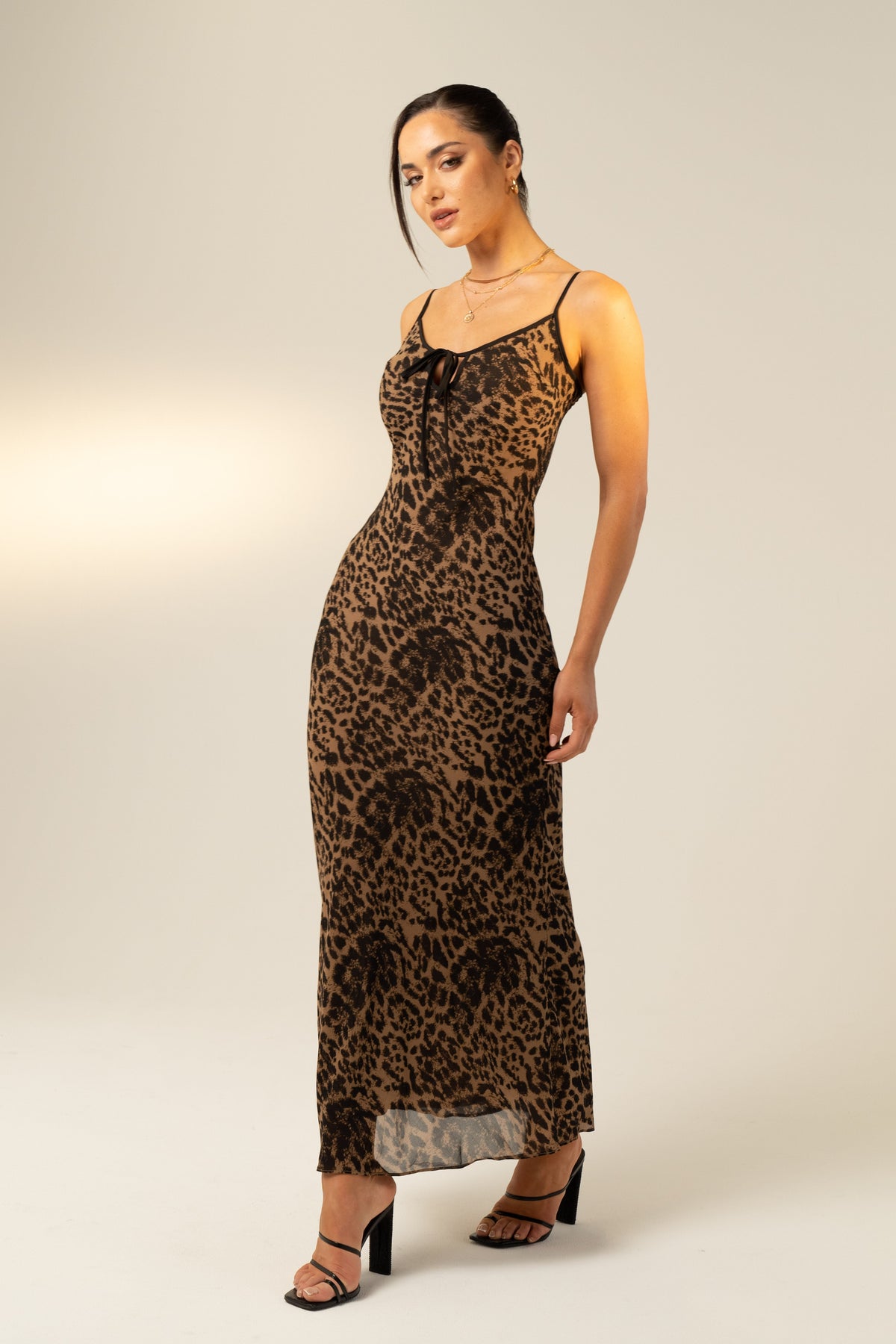 Alexis Maxi Leopard Print Dress