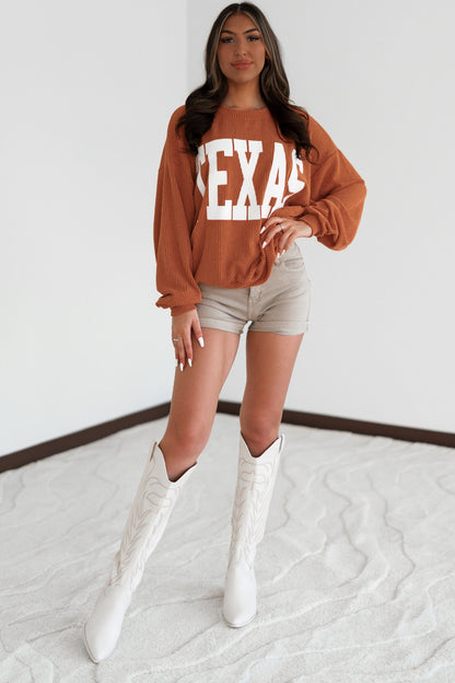 Wishful Thinking Hi Rise Shorts (Sand) FINAL SALE