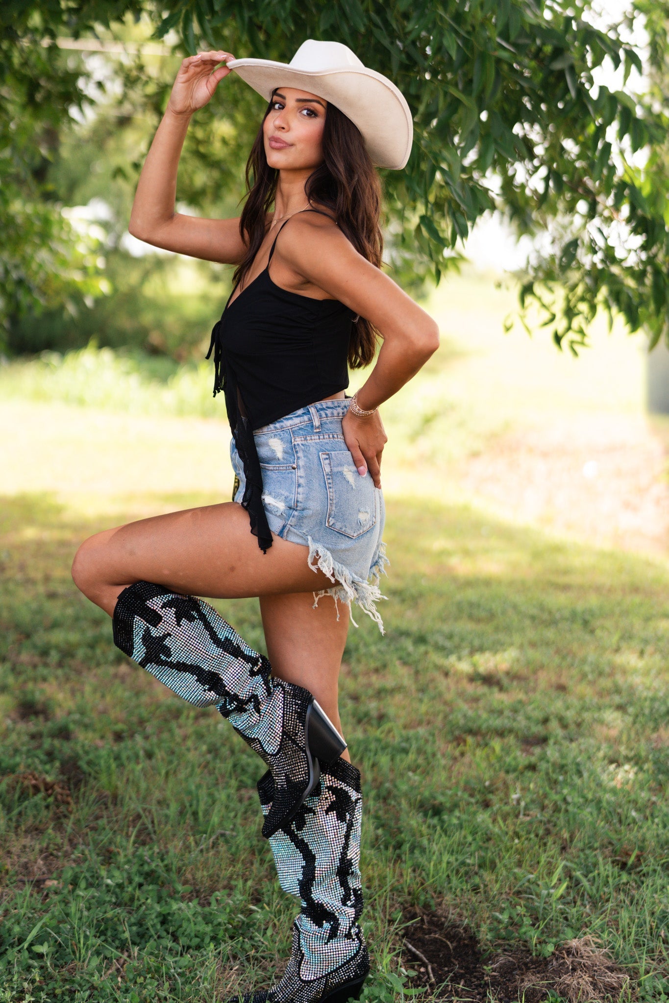 Ride Out Rhinestone Cowboy Boots