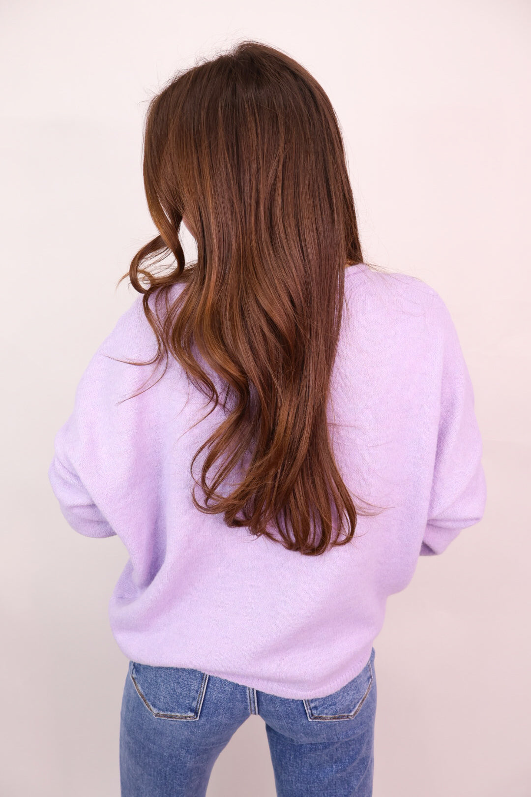 Everyday Button-Front Cardigan - Lavender