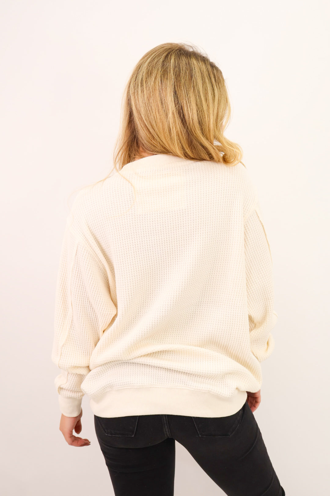 Auburn Oversized Waffle Knit Pullover