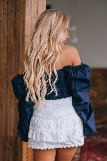 Willow Lace Trim Corset Top FINAL SALE