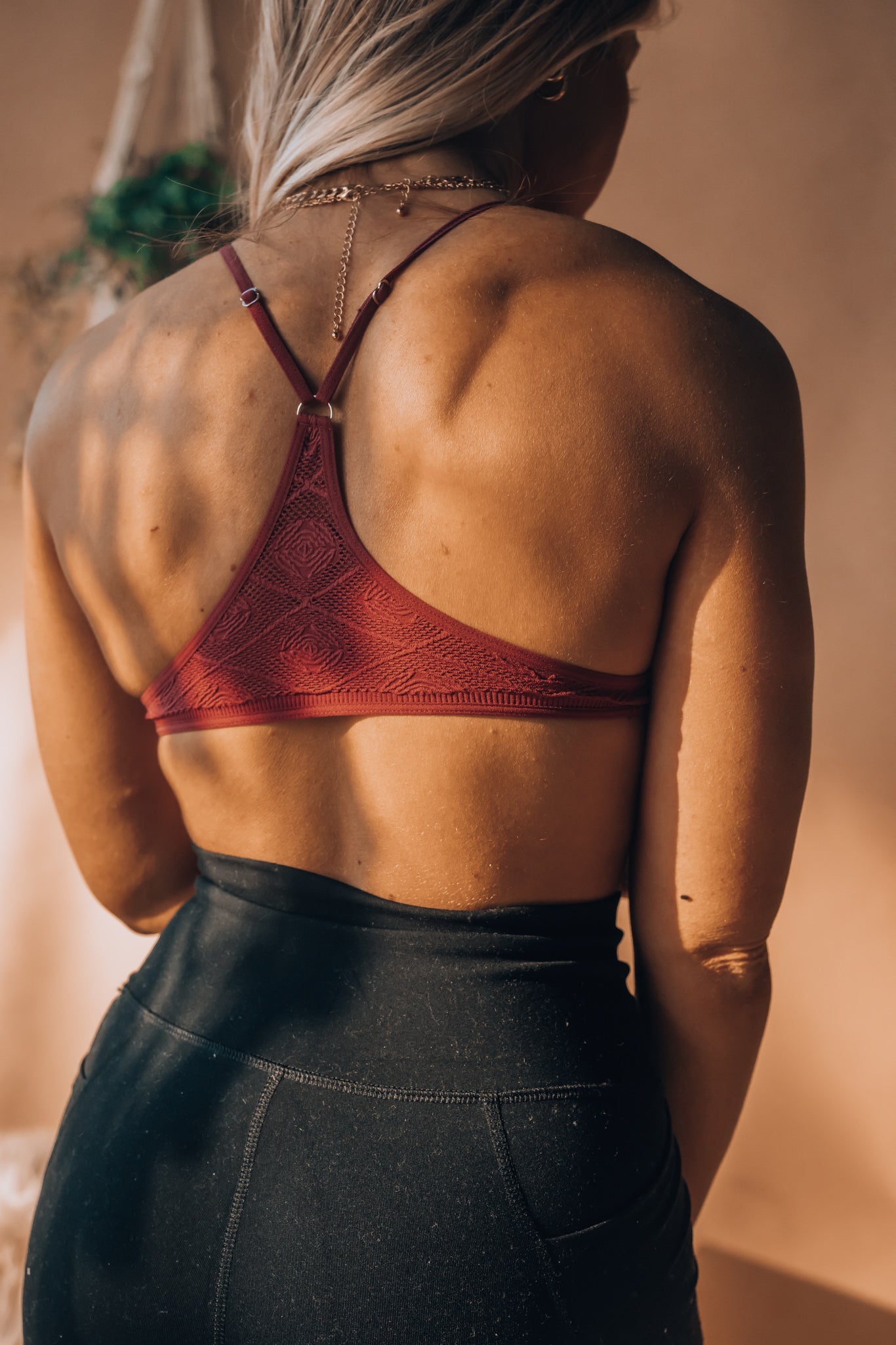 Diamonds Are Forever Bralette (Berry)