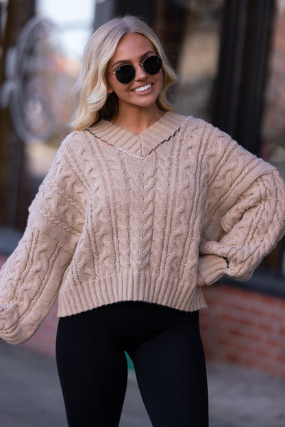 Maplewood Mornings Knit Sweater