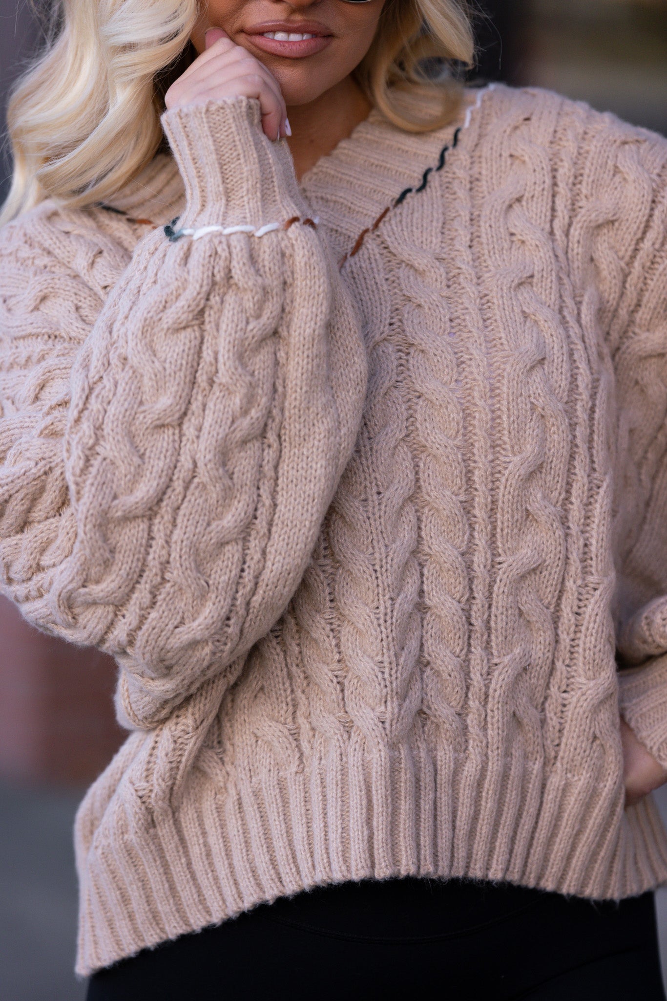 Maplewood Mornings Knit Sweater