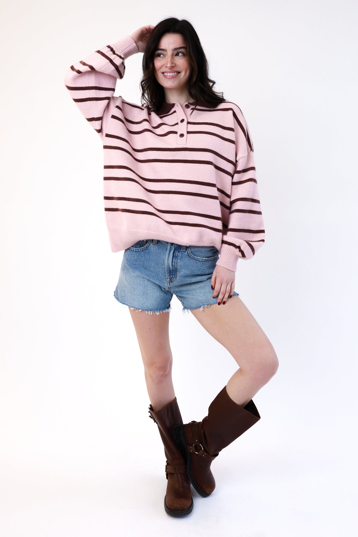 Levi Sweater in Pink