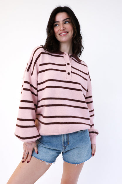 Levi Sweater in Pink