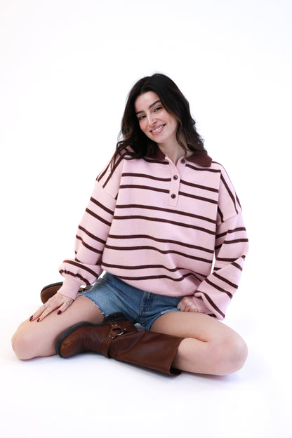 Levi Sweater in Pink