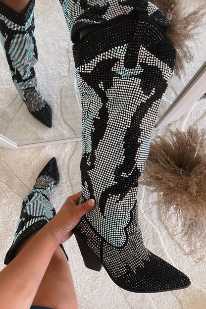 Ride Out Rhinestone Cowboy Boots
