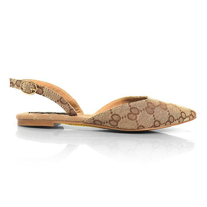 Ruchel Slingback Flat Monogram