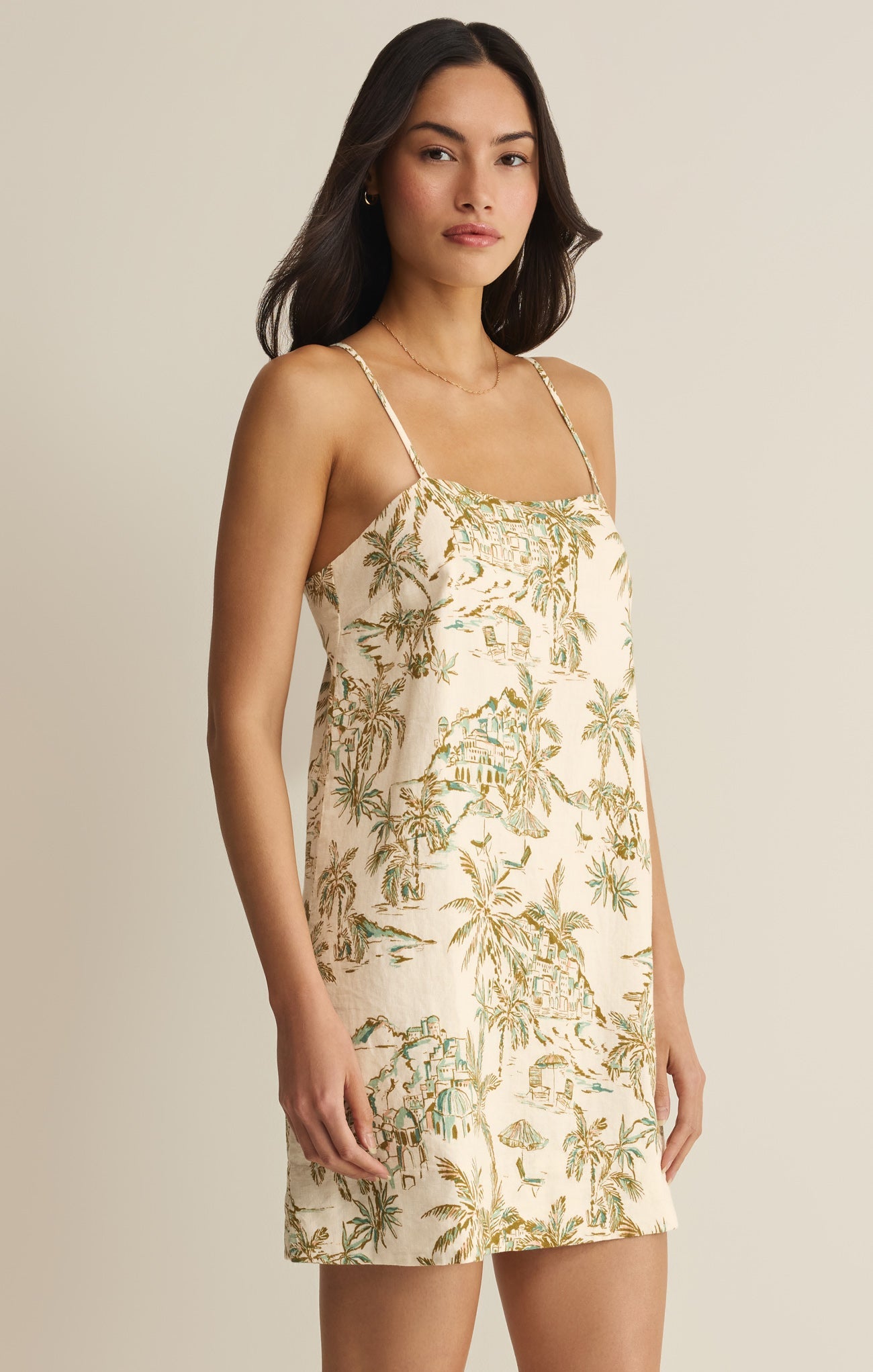 Maude Tiki Tide Mini Dress