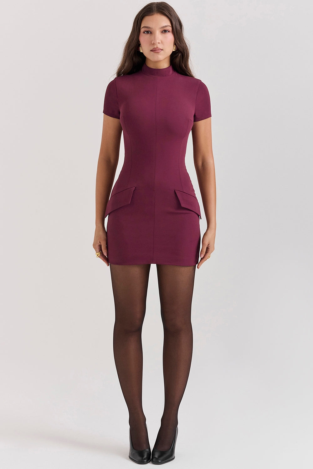 mulberry mini dress