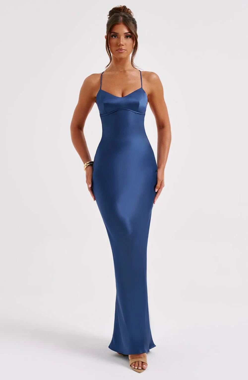 Malika Maxi Dress - Navy